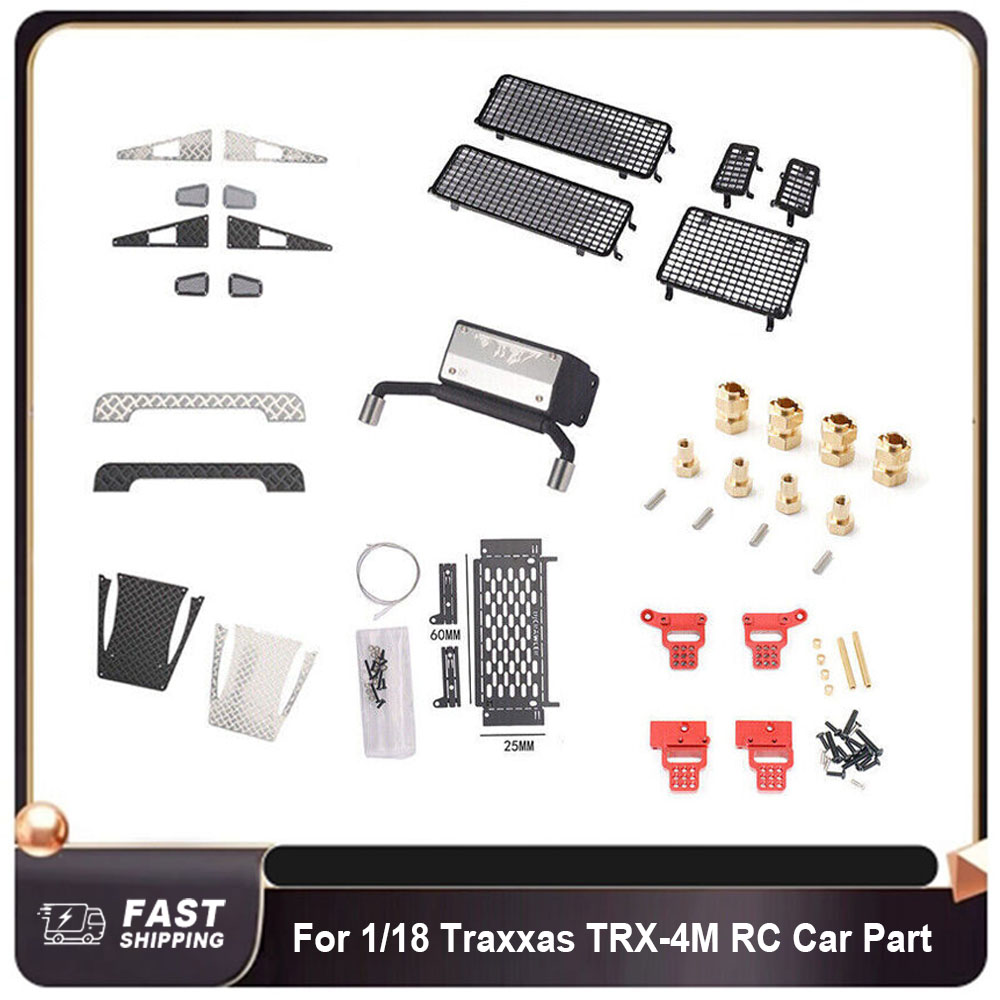 Traxxas TRX-4 Land Rover Defender Clipless 1/10 RTR - Rood
