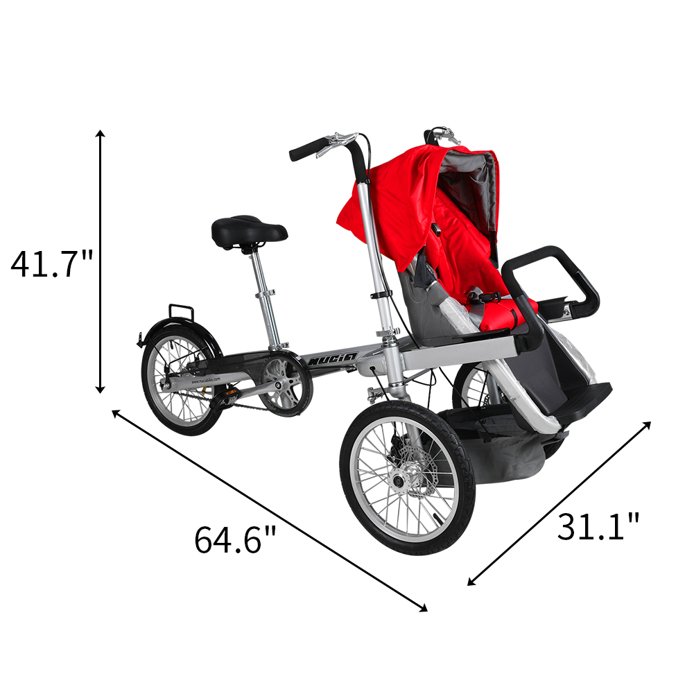 single stroller bike