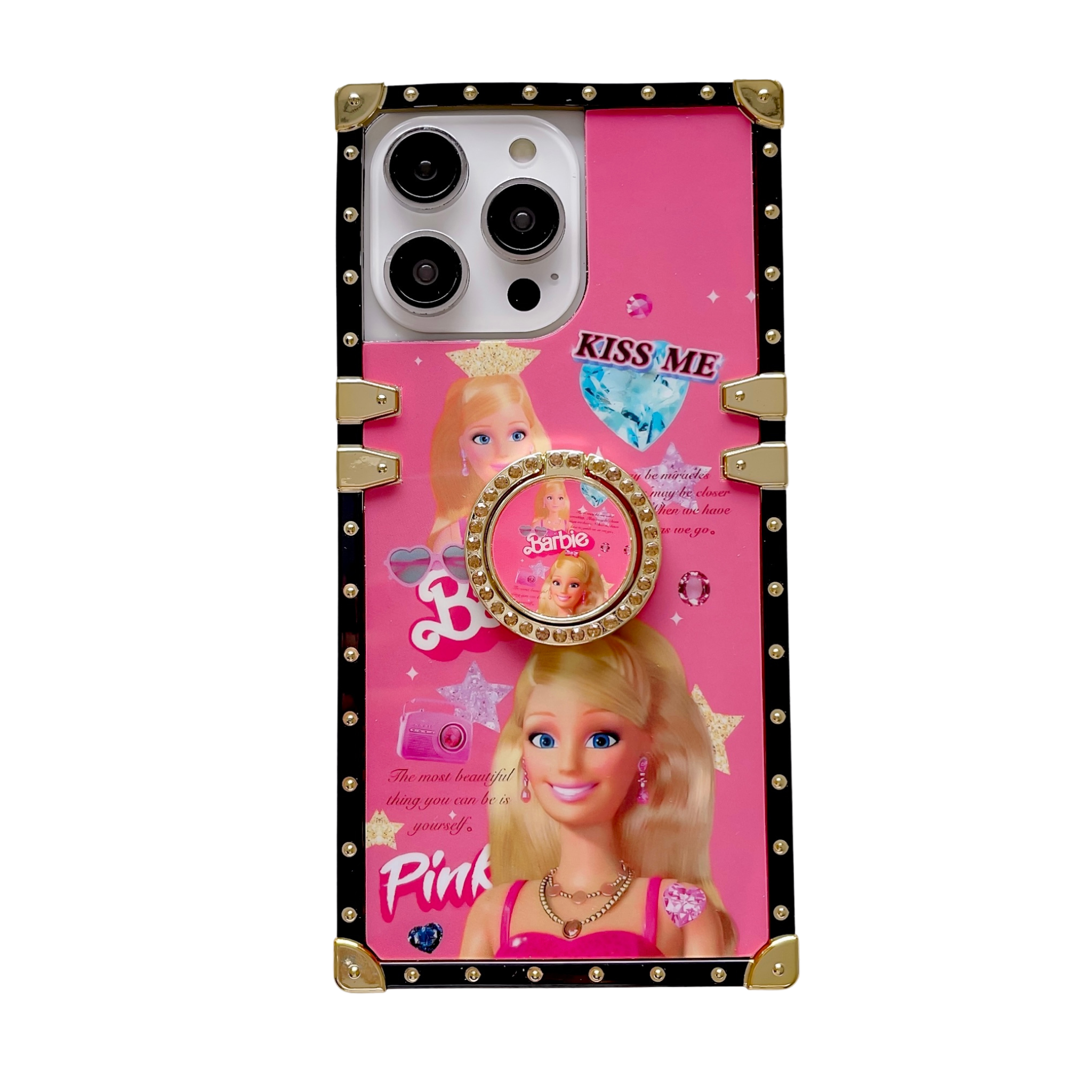 For iPhone 16 Pro Max 15 14 13 12 11 XS XR Girl's Sparkle Bling