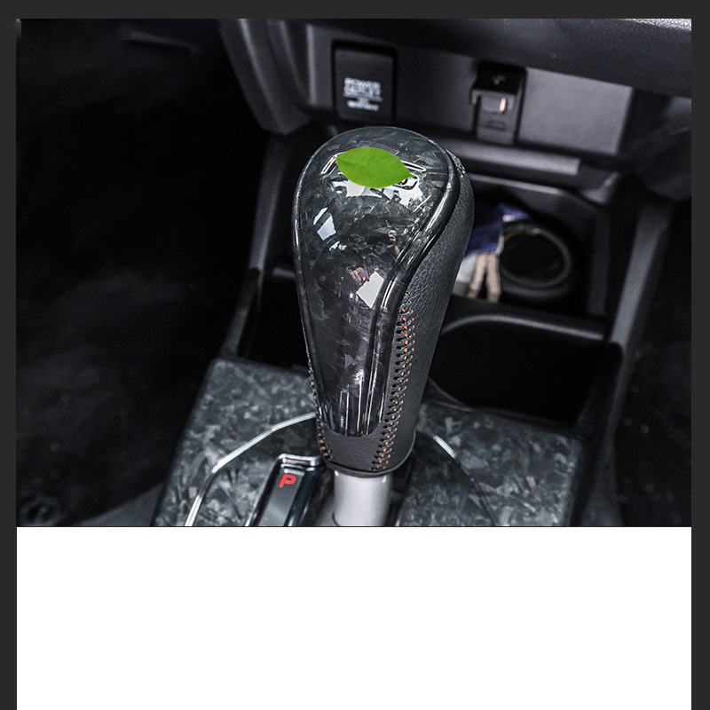 For Honda Fit Jazz 20142020 Black Wood Grain Gear Shift Knob Shifter Lever Trim eBay