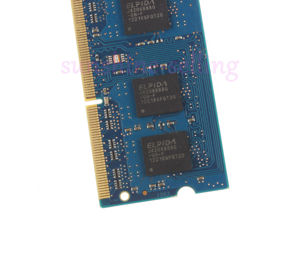 Elpida 4 GB DDR3 1RX8 PC3-12800S 1600mhz 204pin SODIMM