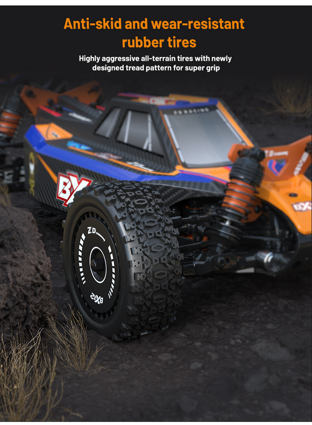 ZD Racing BX-12 1/12 Vehicle 2.4GHz 70KM/H High Speed Brushless