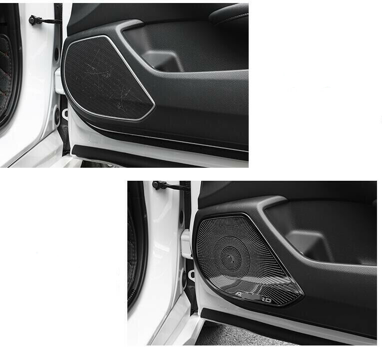 For 2018-2020 Honda Accord 10th Silver Steel Inner Door Horn Frame Cover Trim