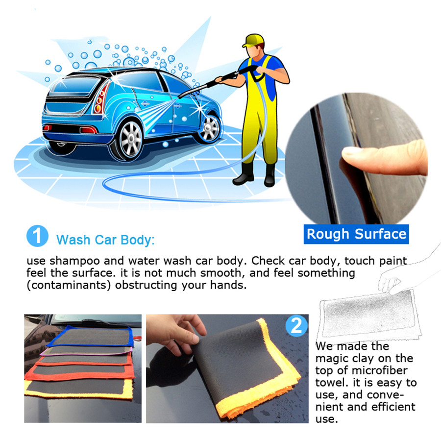 Nano Magic Cloth Towel Car Wash Paint Care Cleaning Detailing Polishing