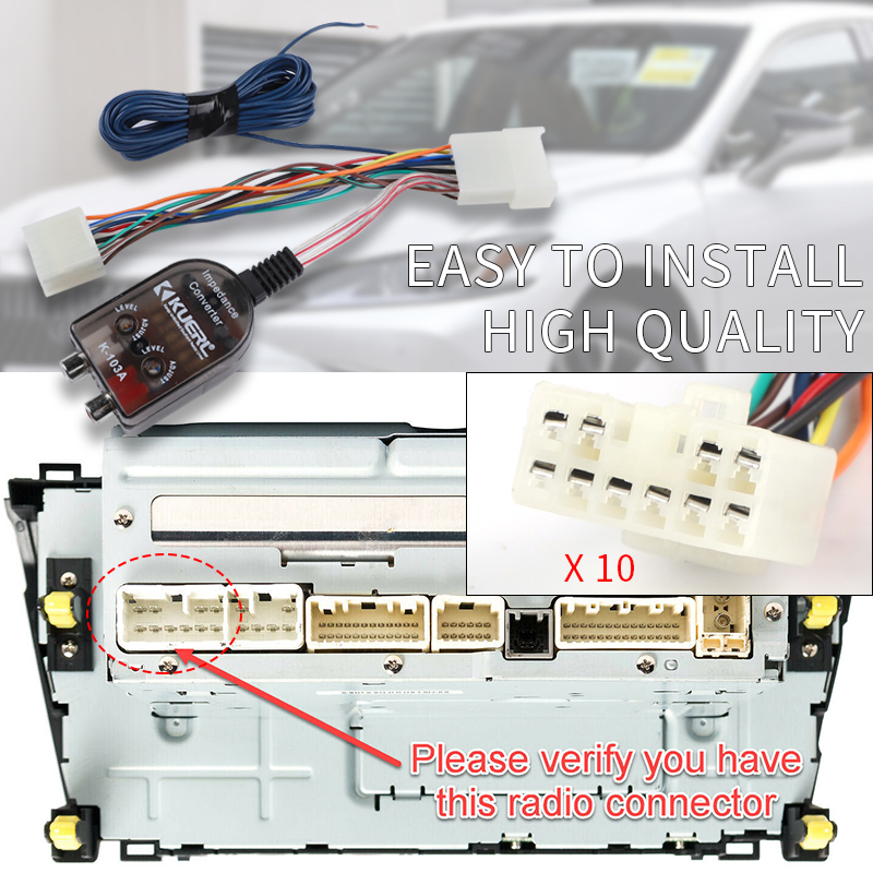 Add-an-Amp Stereo Adapter Interface For Toyota Tacoma & 4Runner – 70-1761