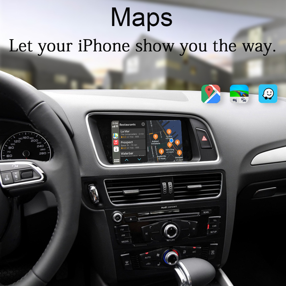 Wireless Carplay Android Auto Retrofit Multimedia Kit for Audi A3