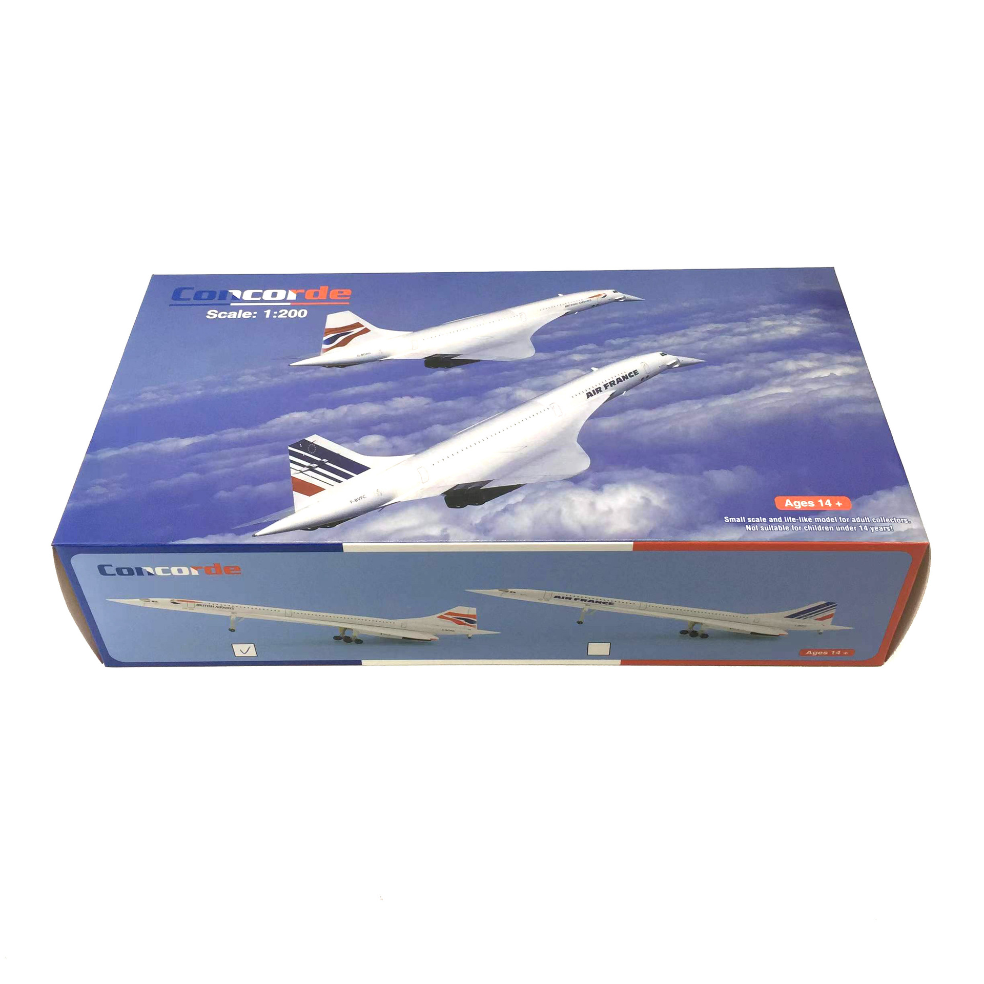 1/200 31CM Collection Air France French Concorde Airplane Model