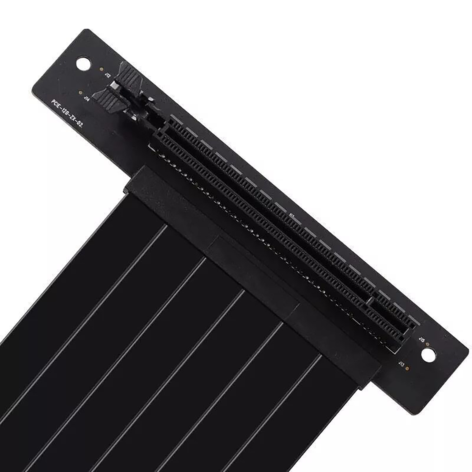 パネル Black 20cm 90 degree PCIE 16X 3.0 Riser Cable Graphics Card