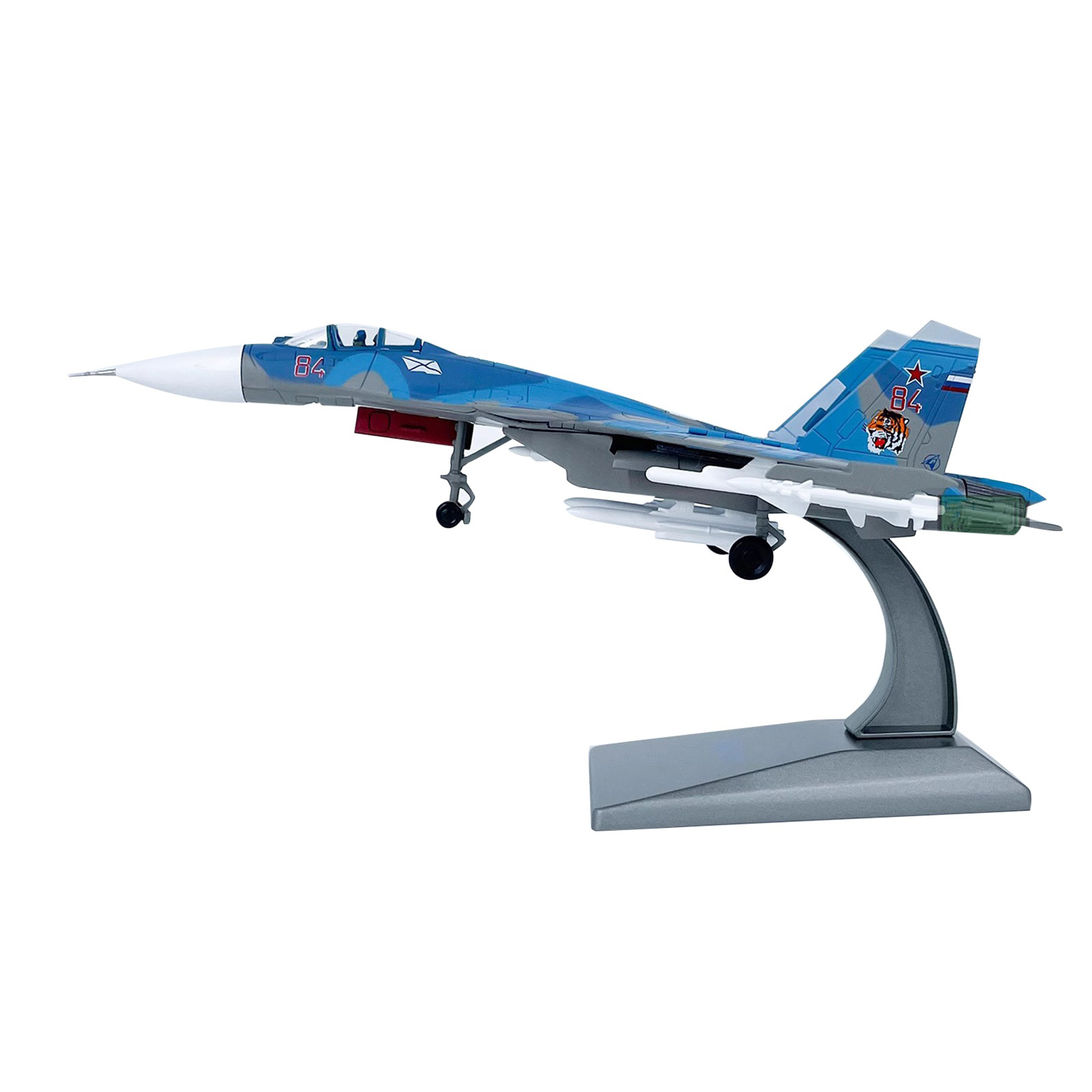 1/100 Diecast Alloy Russian Navy Su-33 Fighter Aircraft Model