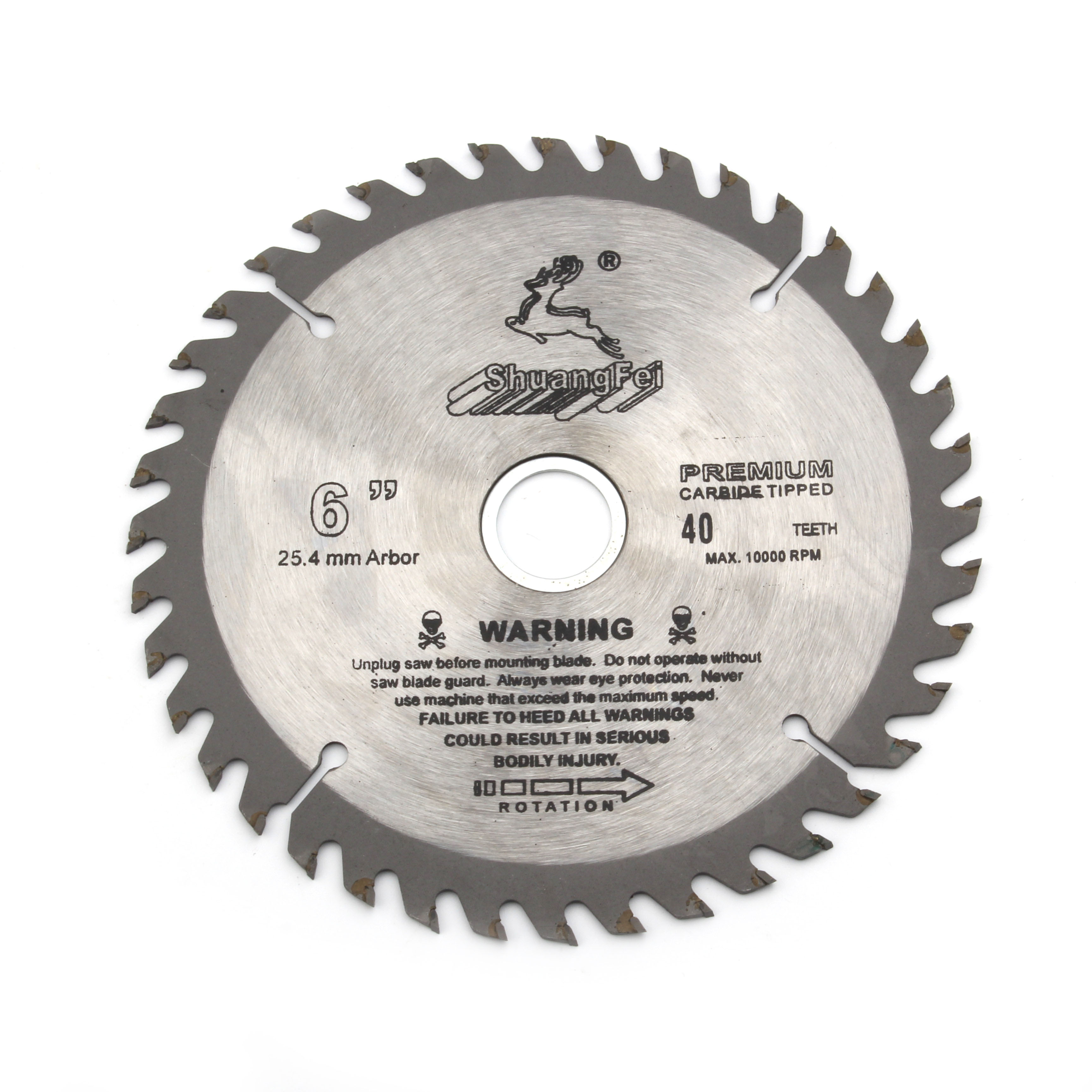 6 inch 40 Teeth Carbide Alloy Circular Saw Blade Disc For Cutting Wood ...