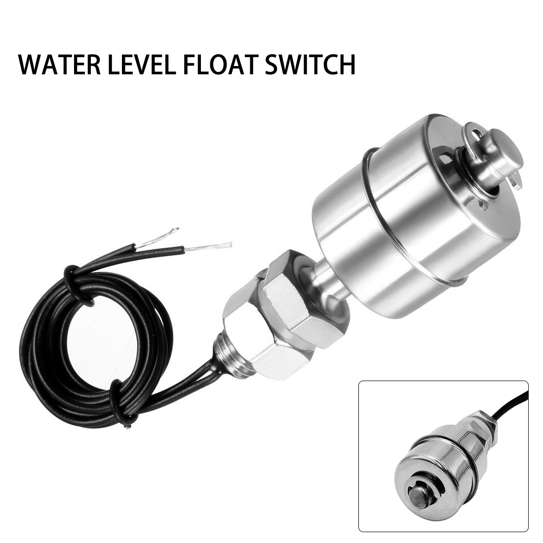 Small Indicator Stainless Steel Vertical Water Level Sensor Float Switch