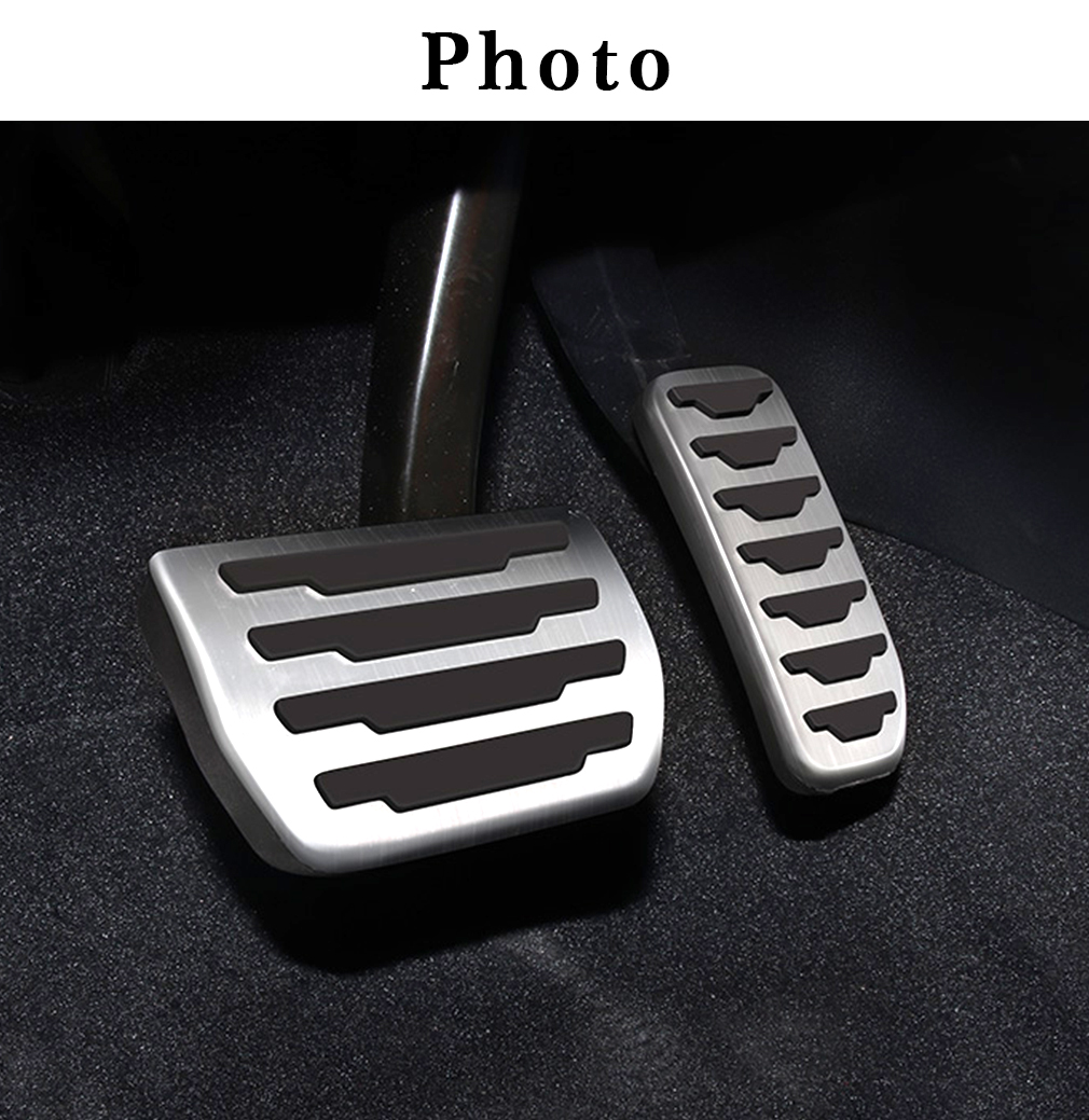FOOTREST PEDAL FOR LAND ROVER RANGE ROVER EVOQUE WITH BLACK RUBBER BACKING
