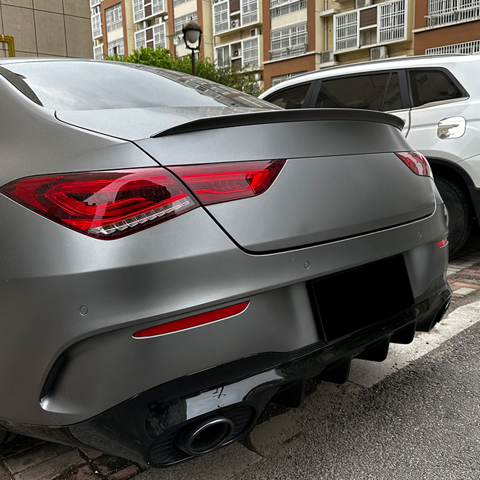 MpTuned MB W118 C118 Heckspoiler Schwarz Glänzend