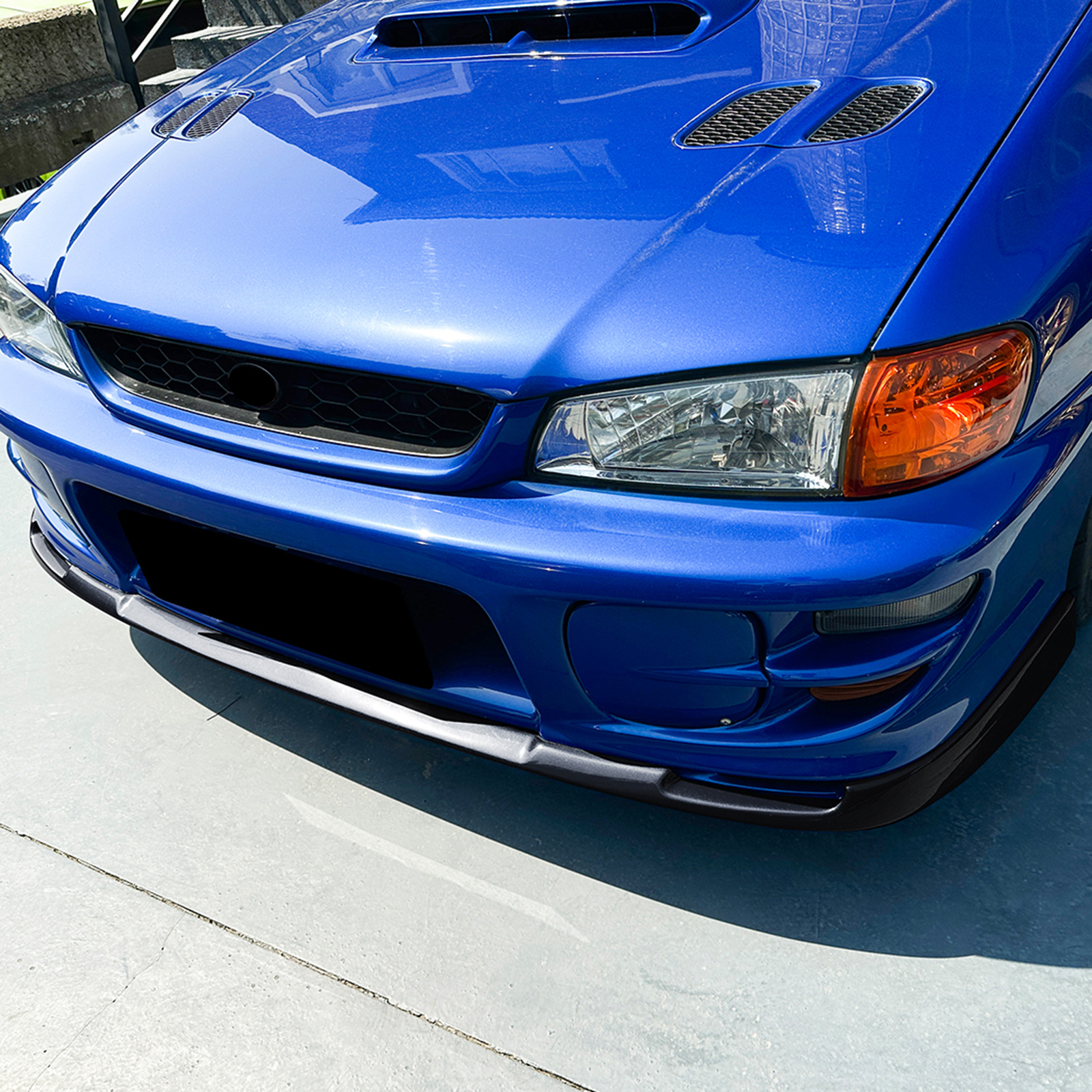 Gloss Black Front Spoiler Lip Splitter Kit For Subaru Impreza WRX