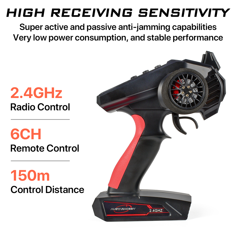 AUSTARHOBBY AX-8509 1/10 Cherokee 4WD 2.4G RC Crawler CAR Climbing