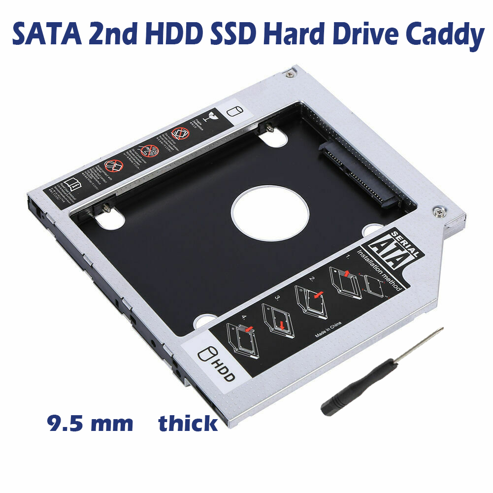 Установка second hdd caddy