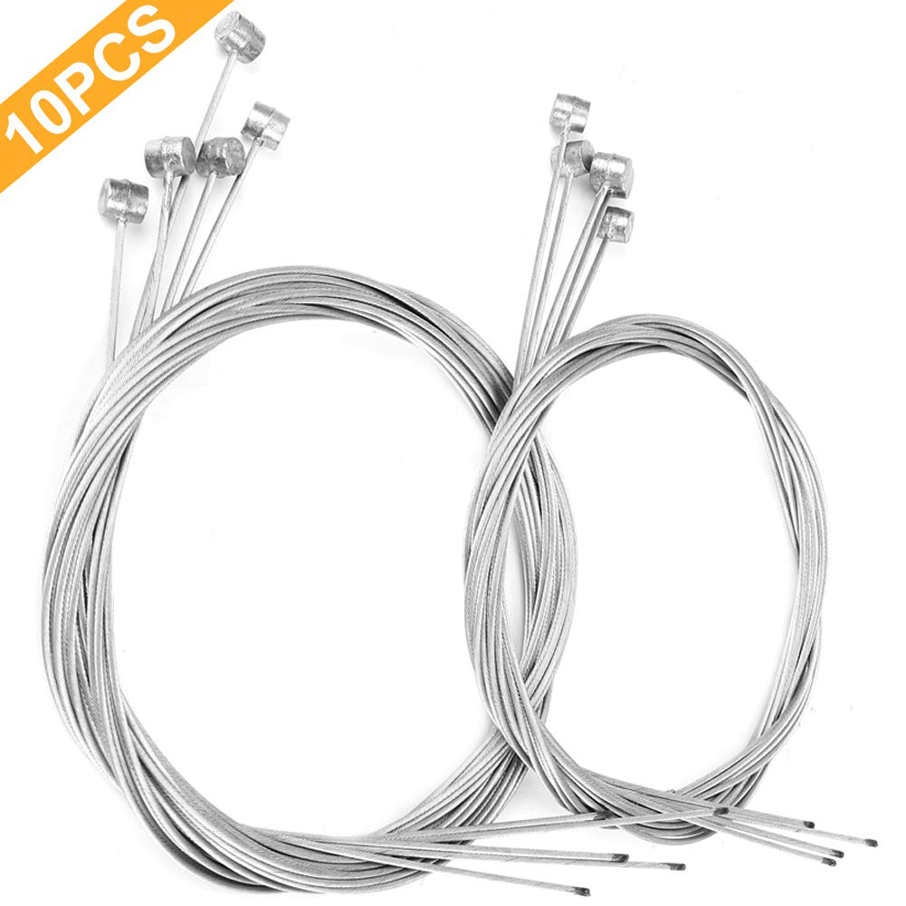 2//5//10Pcs Road Bike Gear Bicycle Brake Line Shifter Core Rear Inner Cable Wire