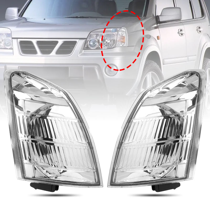 Feu Clignotant Latéral Pour Rétroviseur Nissan X-Trail T30 (2001-2006) - Côté Gauche - Améliore La Visibilité Et Le Style