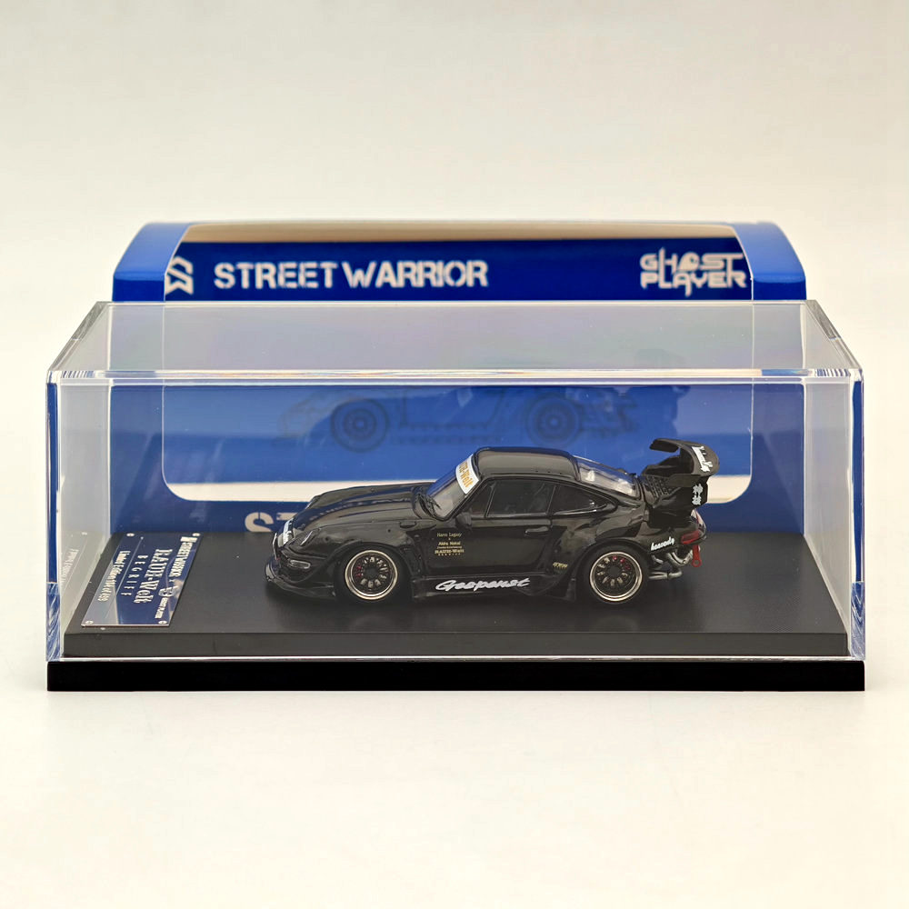 Street WARRIOR SW 1/64 Porsche RWB 993 Sport Car Diecast Model Car