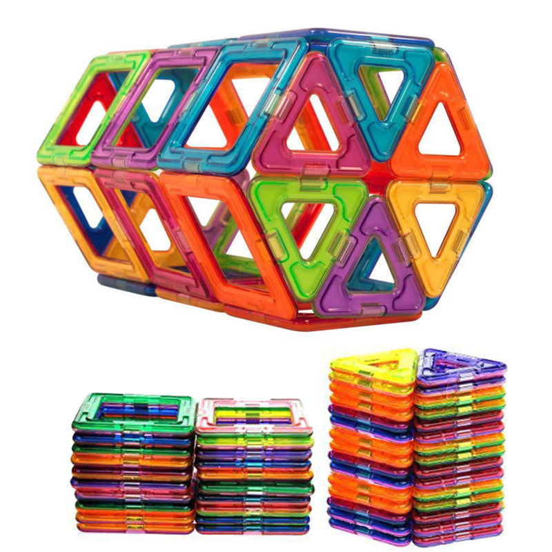 square and triangle magnet toys