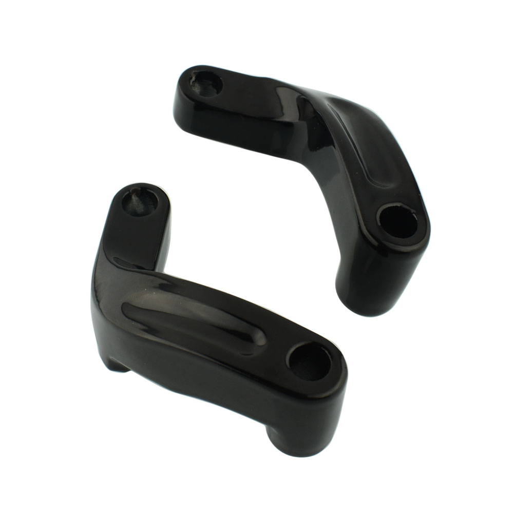 Black Mirror Relocation Extension Adapter Kit for Harley Davidson