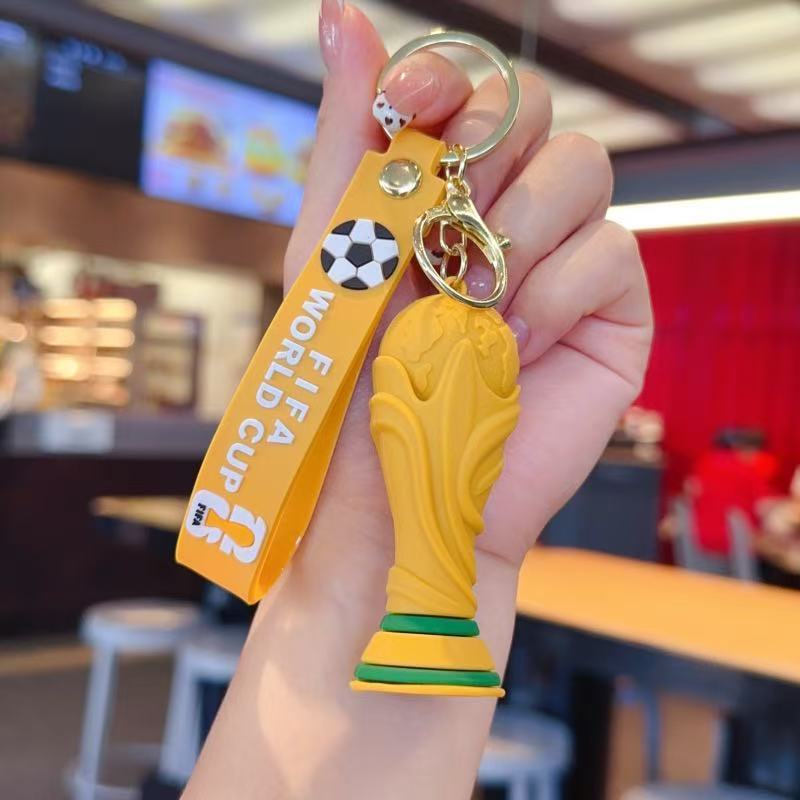 FIFA World Cup 2026 Mascot Keychain Cute Cartoon Soccer Key Ring