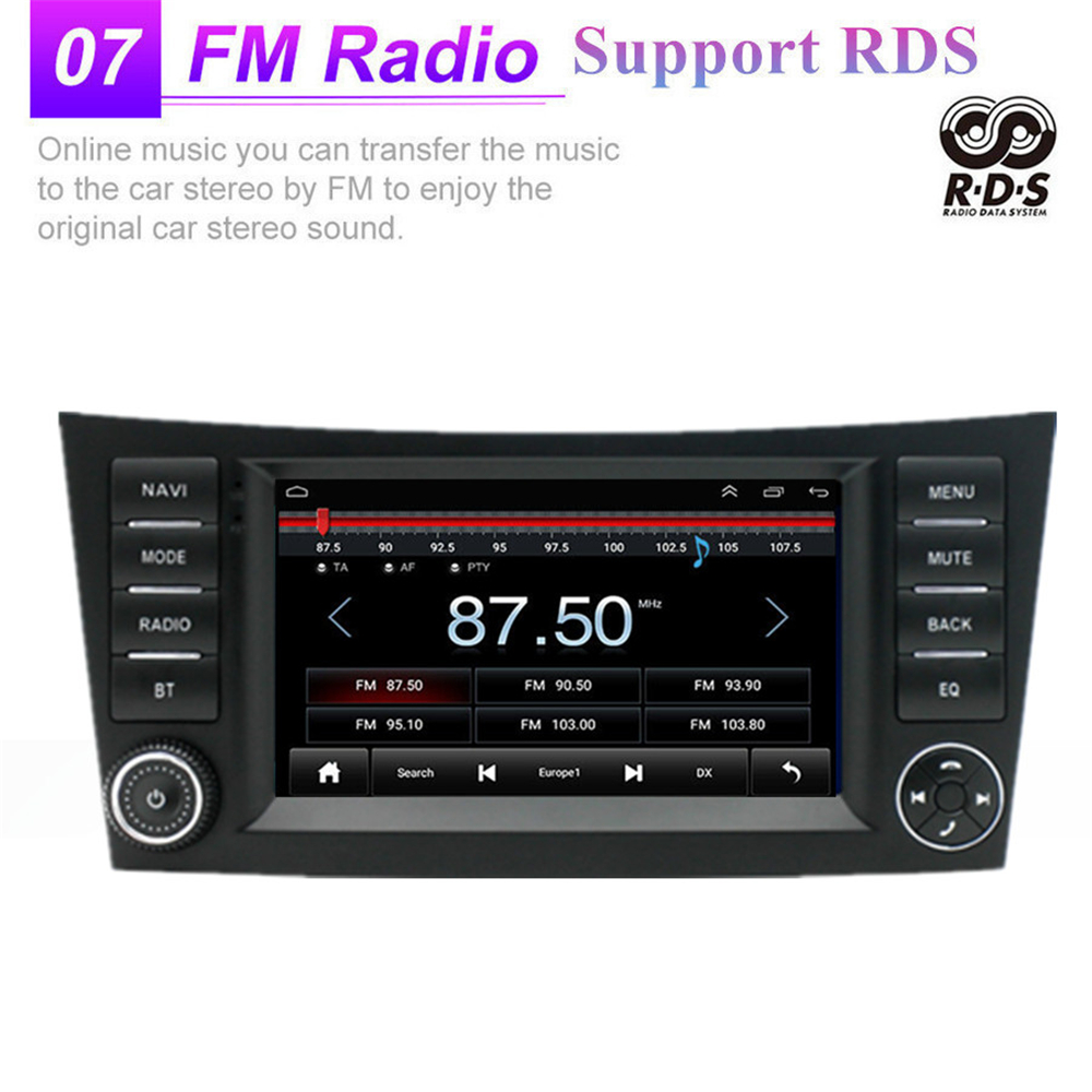 7'' Car Android 13 Stereo Radio GPS For Benz W211 W219 W463 W209