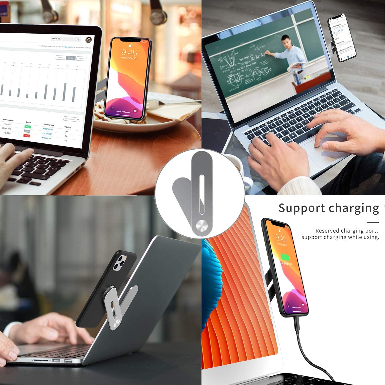 best laptop phone holder