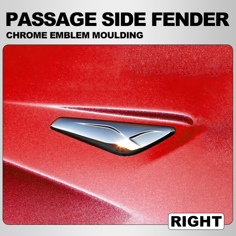 Front Right Side Fender Chrome Trim Finisher 51117338570 For BMW