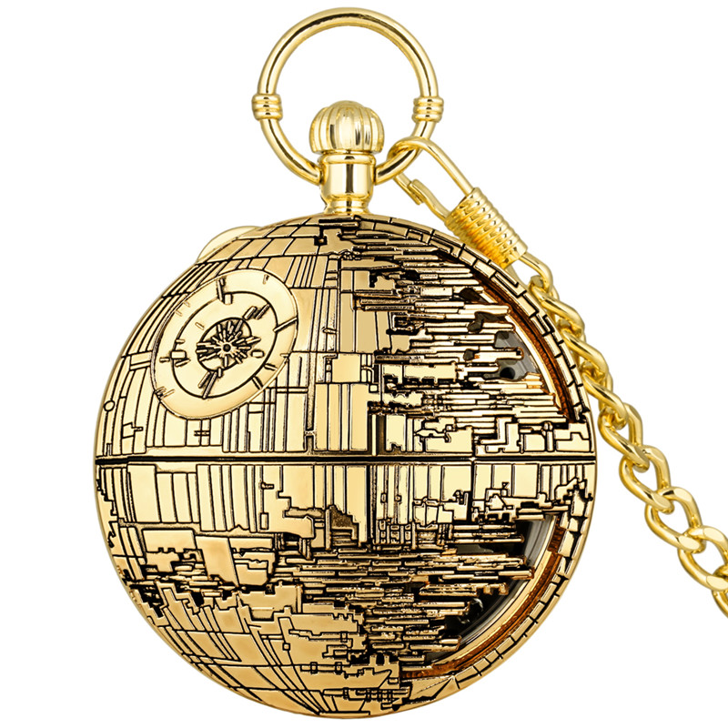 Creative Musical Pocket Watch Manual Quartz Movement Playing Song Watches  Chain