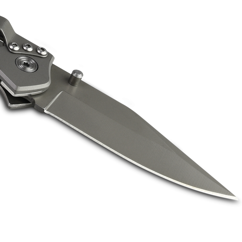 3.4 Inch Spring Assisted Portable Outdoor Folding Knife 8Cr13Mov Pocket