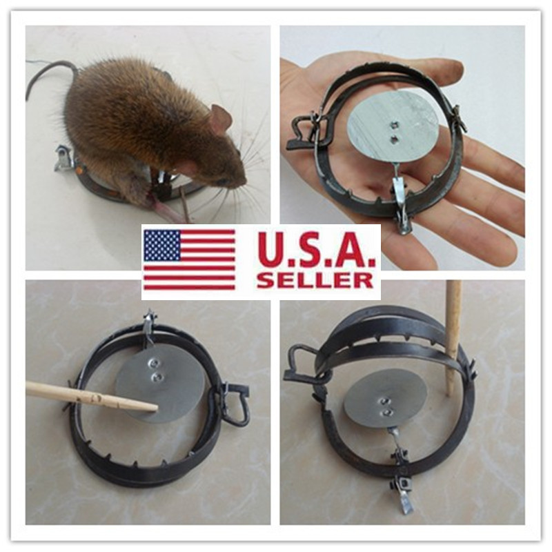 10Pcs Strong Spring Pests Trap Rat Mouse Trap Gardening Hunting Catcher Gift