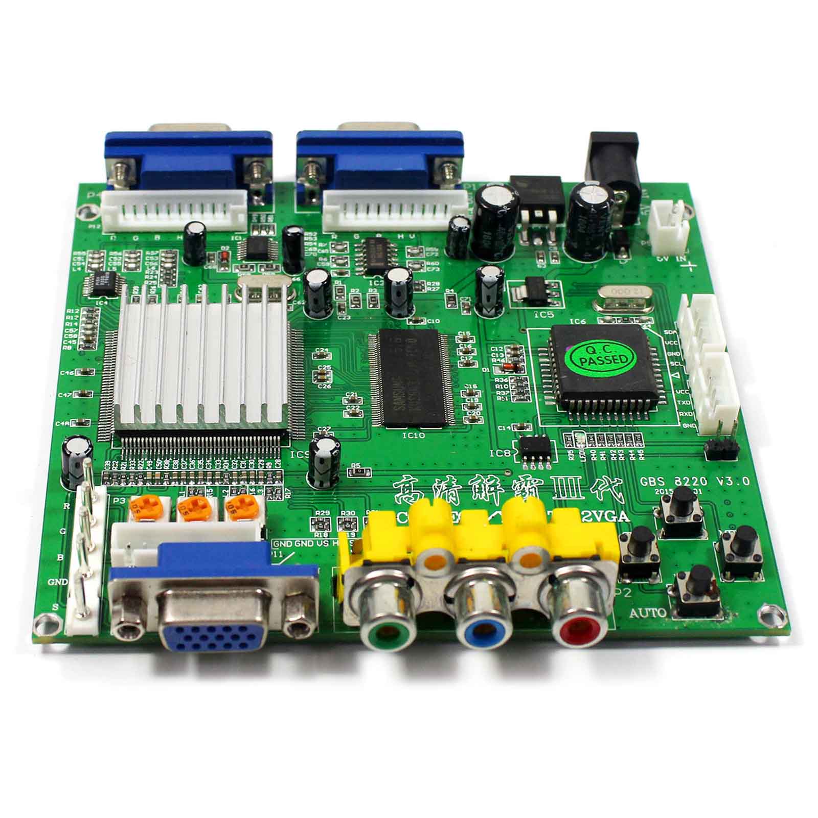 CGA EGA YUV to VGA GAME Video Converter Board 2VGA Output GBS8220 Video