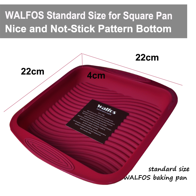 Walfos Silicone Moule à Gâteau Muffin Chocolat Wave Mold À faire soi-même pâtisserie plaque de cuisson Moule