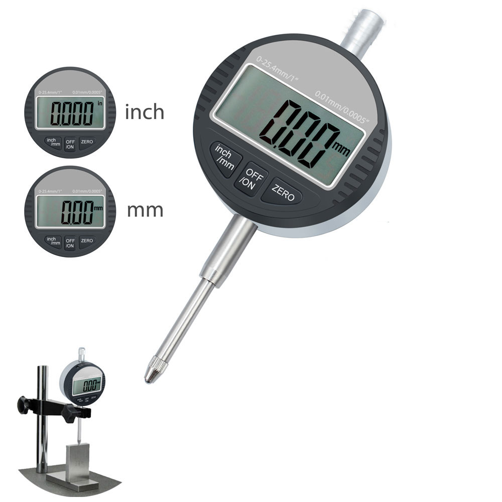 0-12.7mm Digital Dial Gauge Precision Measurement Tools Indicator Gauge