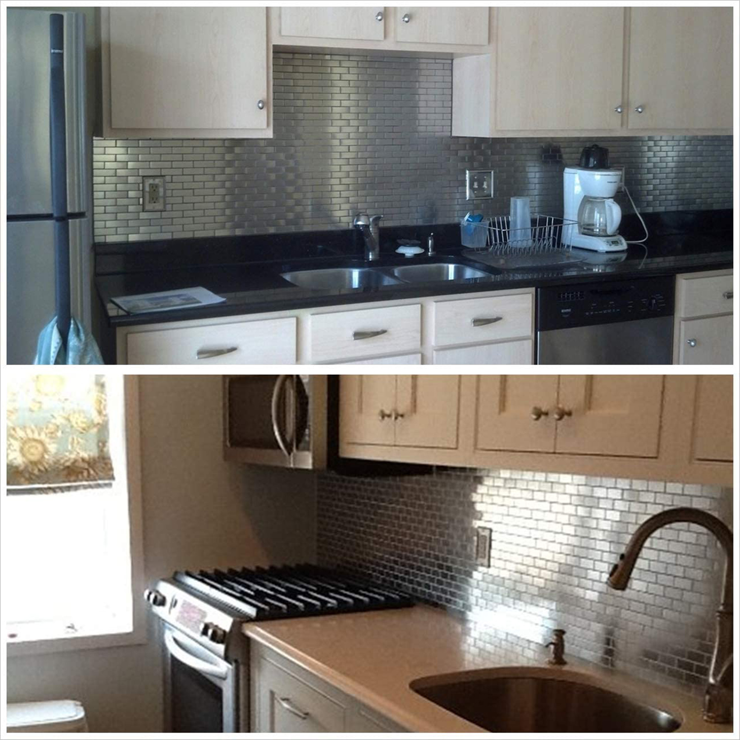 best adhesive for stainless steel backsplash