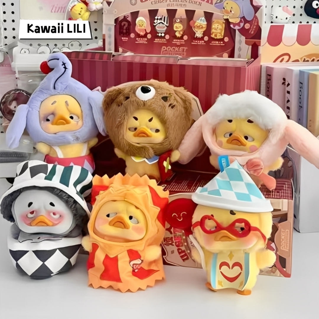 UPSETDUCK クレイジーサーカスダックボックス Upsetduck Crazy Circus Duck Series Plush Toy Confirmed Blind Box