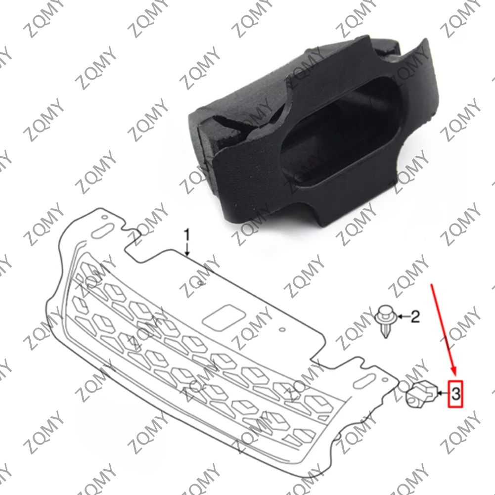 とみー Front Bumper Grille Clip For Land Rover Discovery 4 Discovery