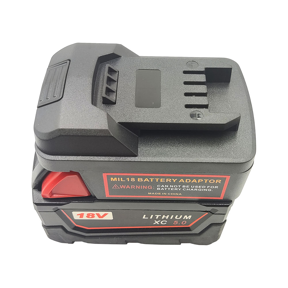 Adapter M18 Auf M12 Für Milwaukee – Wandelt 18V Akkus Für 12V Werkzeuge, Aus ABS-Kunststoff (nur Adapter)