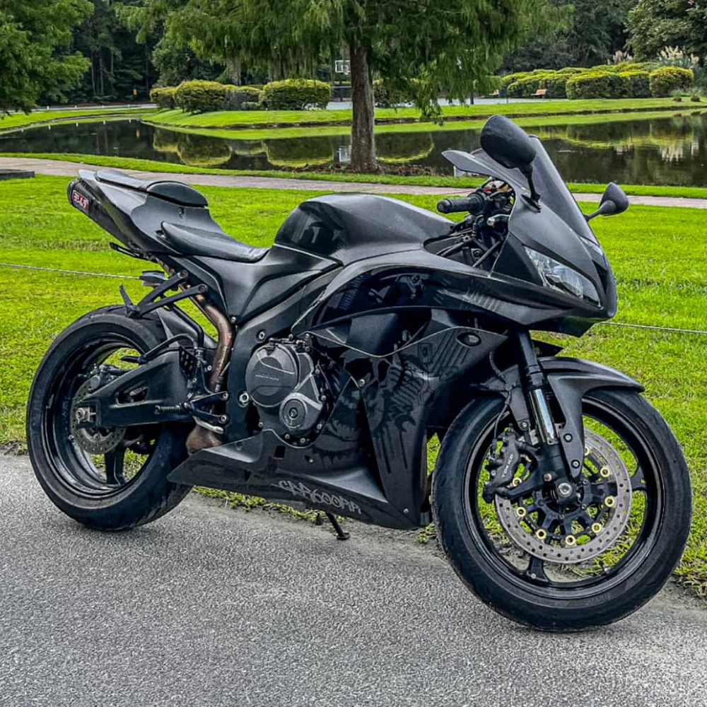NTNT Injection Black Graffiti Fairing Kit Fit for Honda 2009-2012