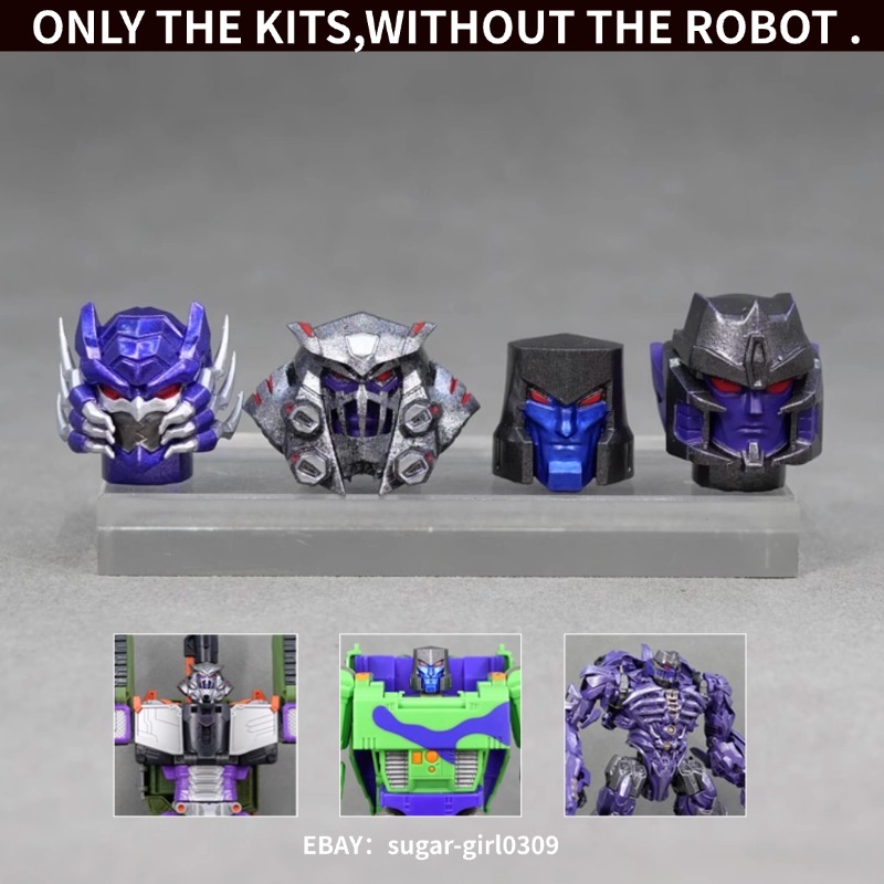 3D DIY Head Upgrade Kit For BAIWEI SS Shockwave GS G2 Megatank