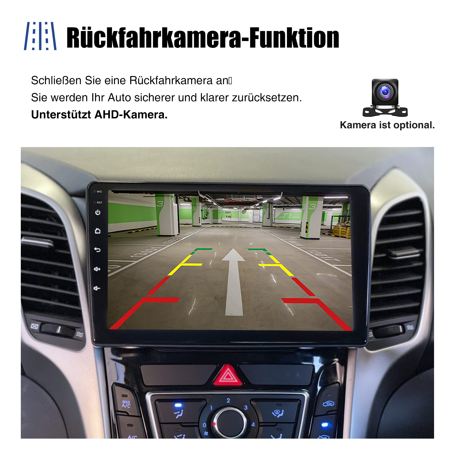 64G Android 14 Autoradio Carplay GPS Navi BT RDS WIFI Für Hyundai I30 2012-2016