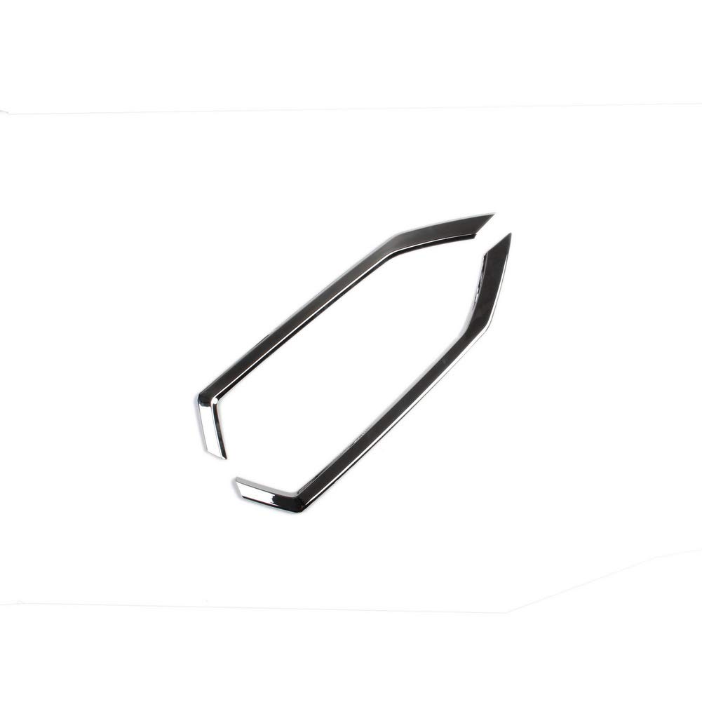 JSTOTRIM chrome rear double door linear kick plate trim for 2018 Dodge RAM 1500