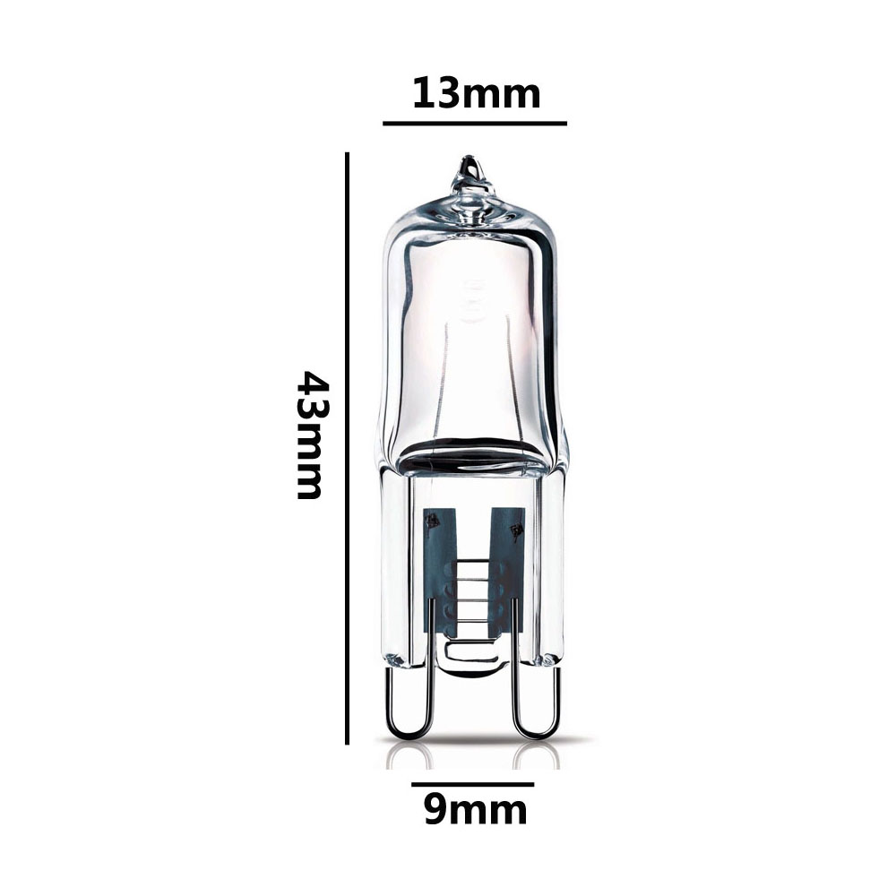 10X G9 Halogen Bulbs ECO 25W 40W 50W 60W Clear Capsule Replaced Warm