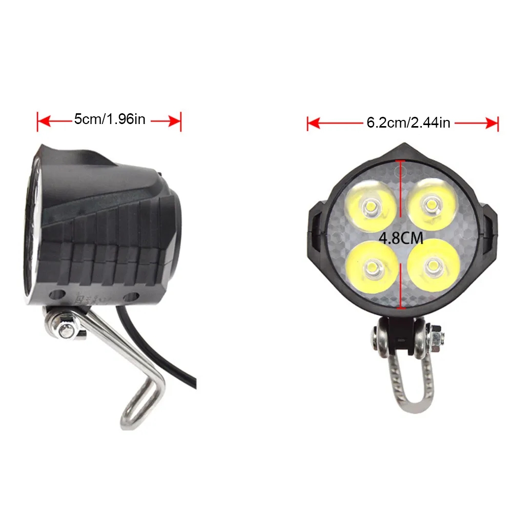 Bike Light Kit DIY Custom Version Electric Bike 24V/36V/48V