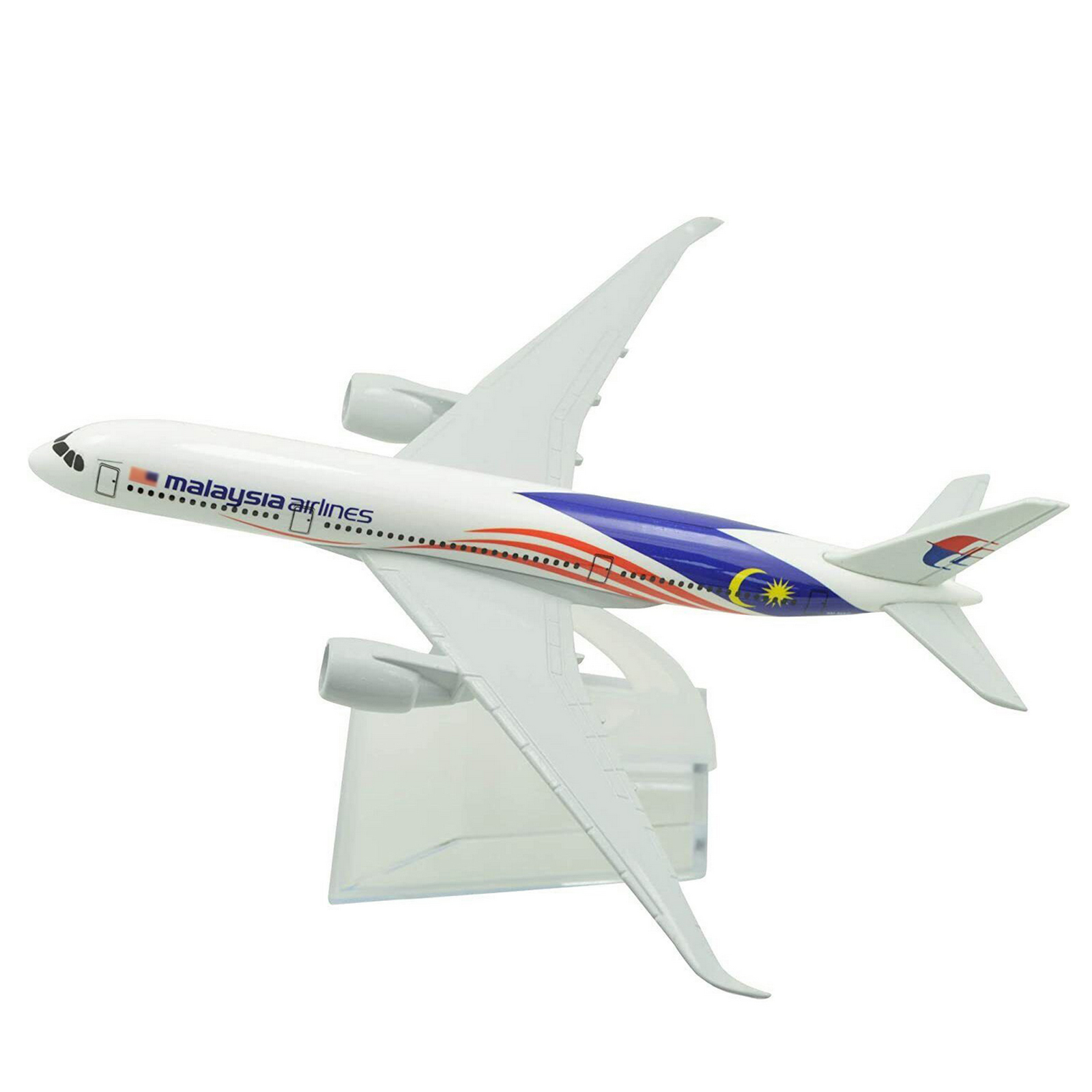 Avion Malaysia Airlines Airbus A350 – Maquette Métal 1/400 – 16 Cm – Collection Et Décoration – Cadeau