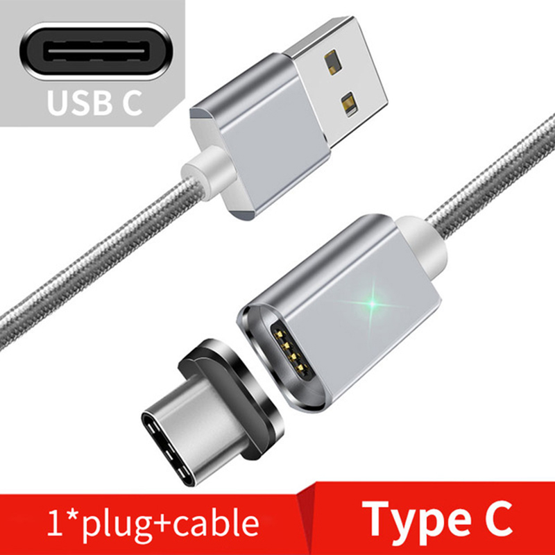 Magnetisches Typ C-Kabel Schnellladegerät Micro USB Ladedaten für Samsung Xiaomi_voghion.com