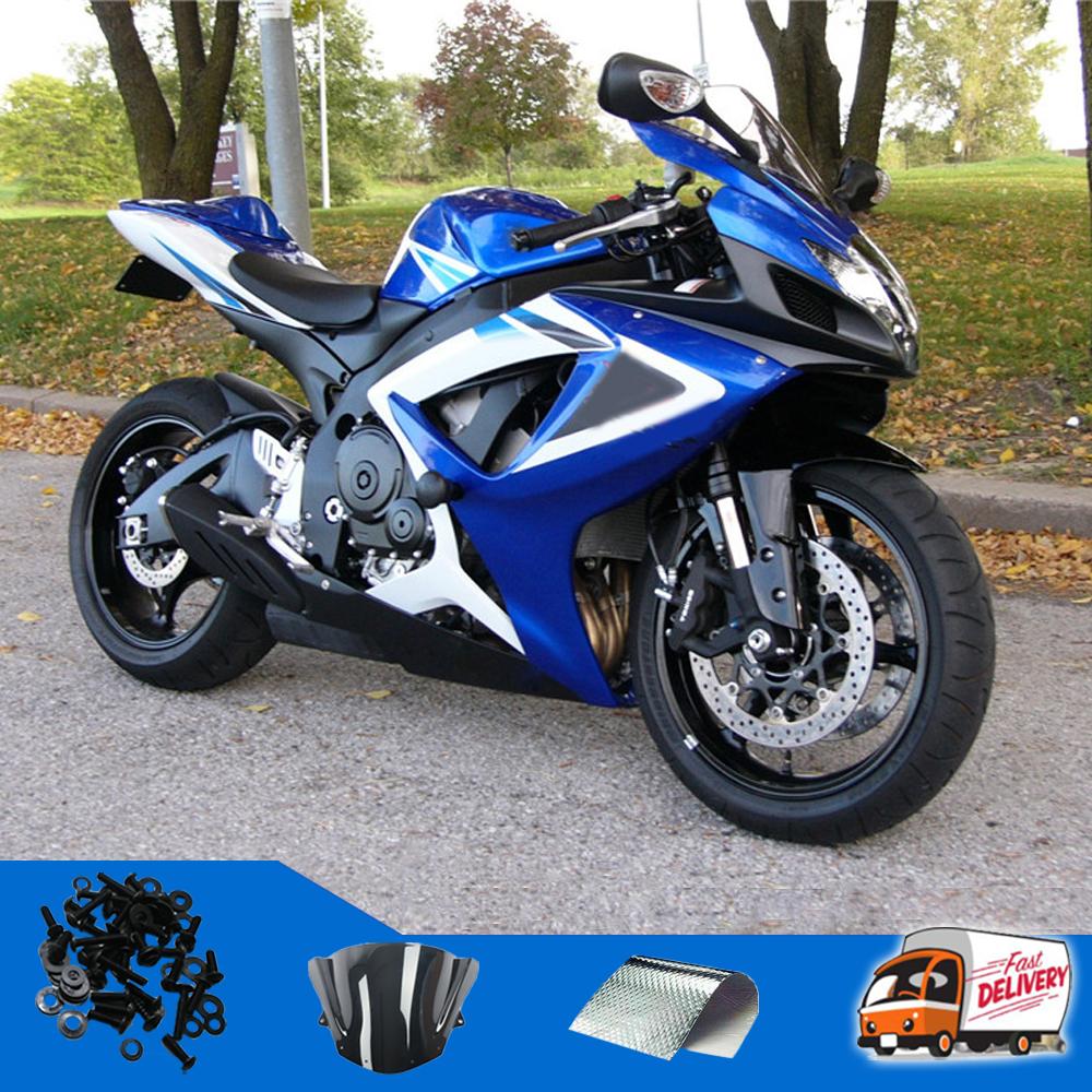 Black And White - 2008 To 2010 GSXR 600/750 | ABS Fairings