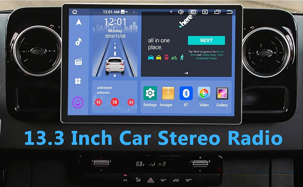 13.3 Inch Car Stereo Radio