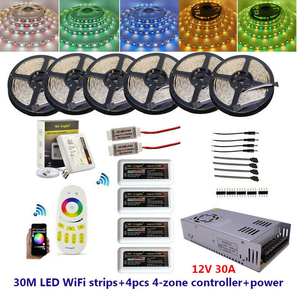Amazon.co.jp: 120LED/m LED ストリップ ライト RGB 5050 220V